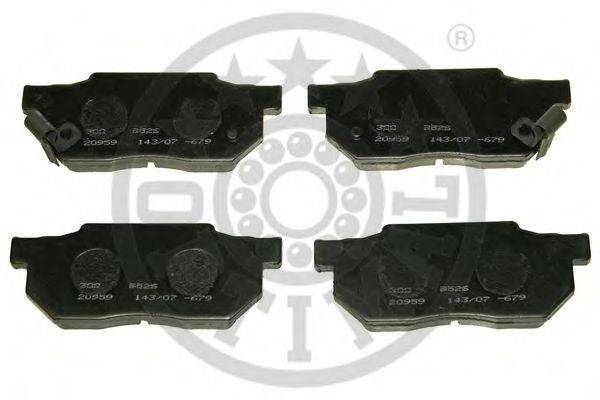 Комплект тормозных колодок, дисковый тормоз OPTIMAL 9526