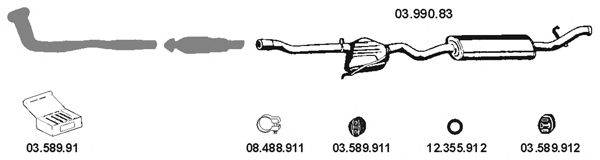 Система выпуска ОГ EBERSPÄCHER 032112