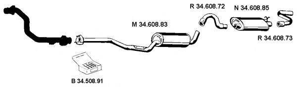 Система выпуска ОГ EBERSPÄCHER 342036