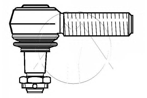 Наконечник поперечной рулевой тяги SIDEM 500035