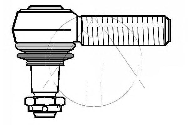 Наконечник поперечной рулевой тяги SIDEM 500134