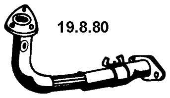 Труба выхлопного газа EBERSPÄCHER 19.8.80