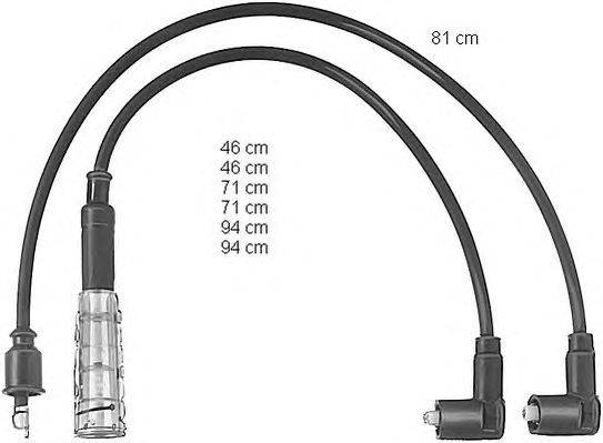 Комплект проводов зажигания BREMI 794
