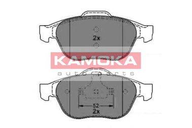 Комплект тормозных колодок, дисковый тормоз KAMOKA JQ1012882