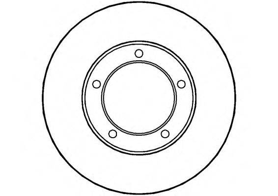 Тормозной диск NATIONAL NBD1011