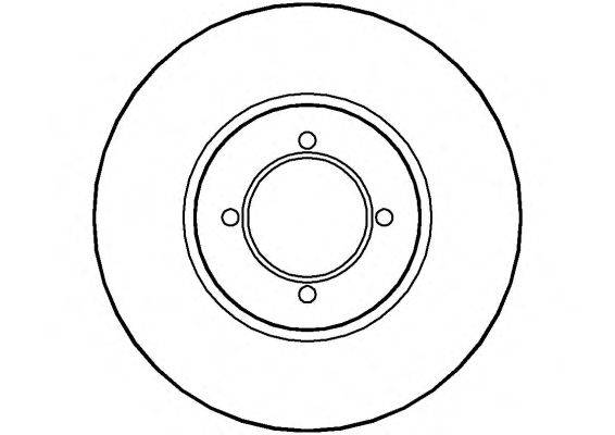 Тормозной диск NATIONAL NBD127