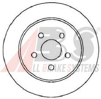 Тормозной диск A.B.S. 17953