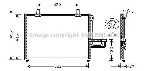 Конденсатор, кондиционер AVA QUALITY COOLING KA5026