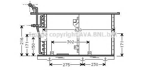 Конденсатор, кондиционер AVA QUALITY COOLING MS5244