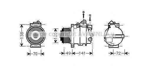 Компрессор, кондиционер AVA QUALITY COOLING MSK560