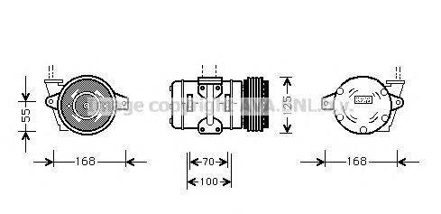 Компрессор, кондиционер AVA QUALITY COOLING PRK036