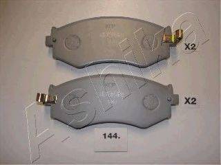 Комплект тормозных колодок, дисковый тормоз ASHIKA 50-01-144