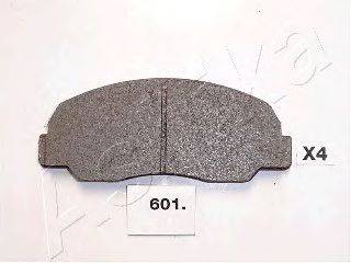 Комплект тормозных колодок, дисковый тормоз ASHIKA 5006601