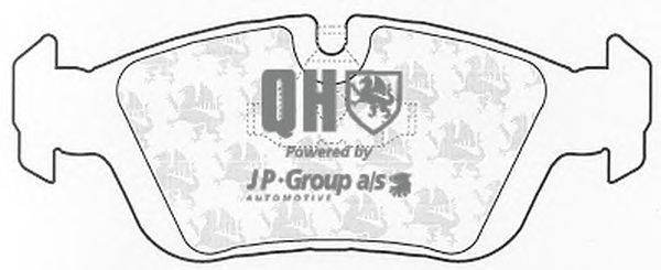 Комплект тормозных колодок, дисковый тормоз JP GROUP BP531