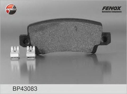 Комплект тормозных колодок, дисковый тормоз FENOX 23816