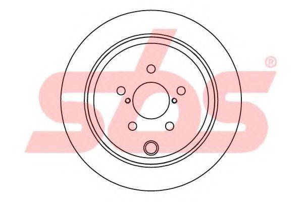 Тормозной диск sbs 1815204418