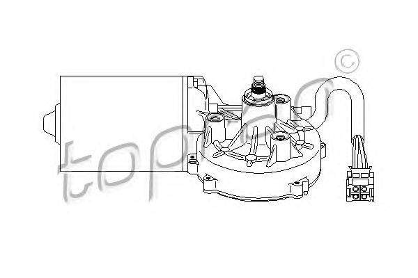 Двигатель стеклоочистителя TOPRAN 401 530