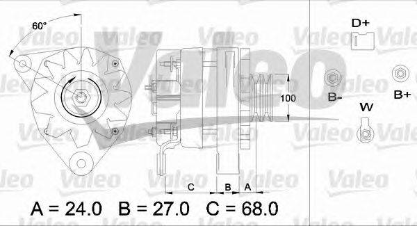 Генератор VALEO 436717