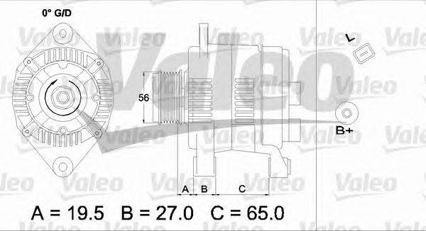 Генератор VALEO 437408