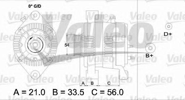 Генератор VALEO 437414