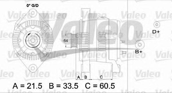 Генератор VALEO 437422