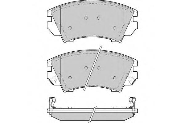 Комплект тормозных колодок, дисковый тормоз E.T.F. 12-1377