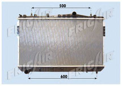 Радиатор, охлаждение двигателя FRIGAIR 0131.3022
