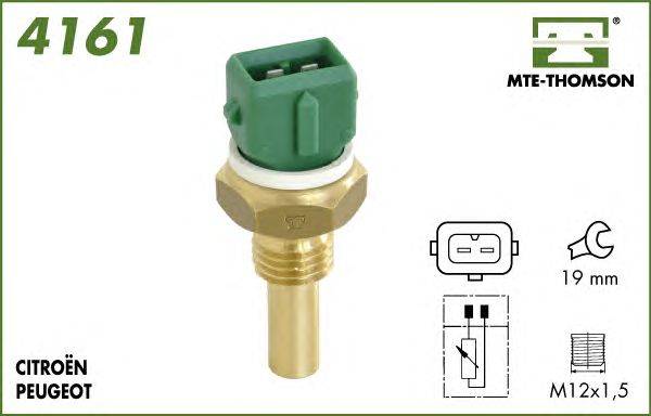 Датчик, температура охлаждающей жидкости; Датчик, температура охлаждающей жидкости; Датчик, температура охлаждающей жидкости MTE-THOMSON 4161