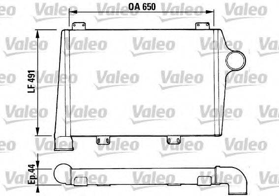 Интеркулер VALEO 77116