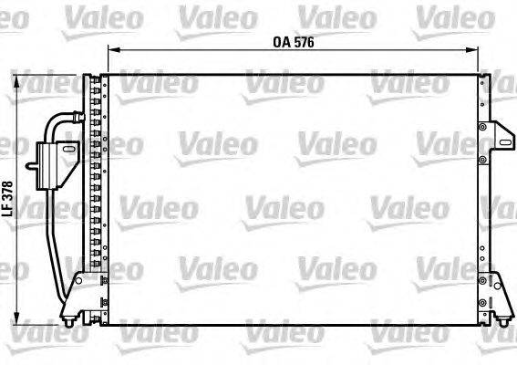 Конденсатор, кондиционер VALEO 816989