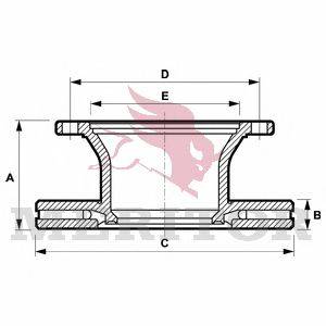 Тормозной диск MERITOR MBR5112