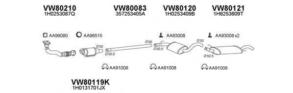 Система выпуска ОГ VENEPORTE 800057