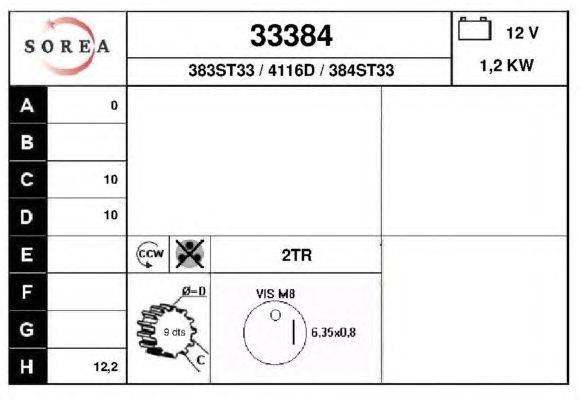 Стартер EAI 33384