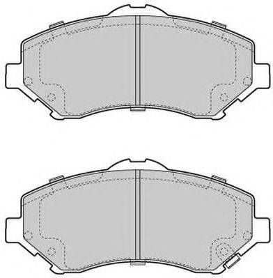 Комплект тормозных колодок, дисковый тормоз FREMAX FBP-1727