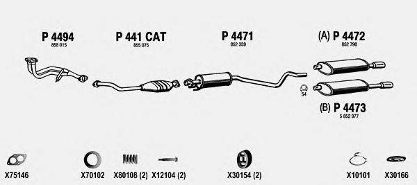 Система выпуска ОГ FENNO OP203