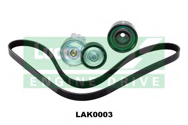 Поликлиновой ременный комплект LUCAS ENGINE DRIVE LAK0003