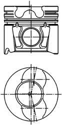Поршень KOLBENSCHMIDT 082210