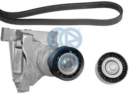 Поликлиновой ременный комплект RUVILLE 5525480