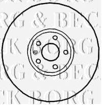 Тормозной диск BORG & BECK BBD4673