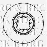 Тормозной диск BORG & BECK BBD4063