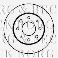 Тормозной диск BORG & BECK BBD4159