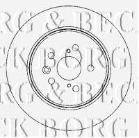 Тормозной диск BORG & BECK BBD4501