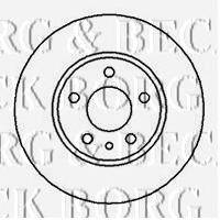 Тормозной диск BORG & BECK BBD4913