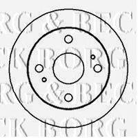 Тормозной диск BORG & BECK BBD4938