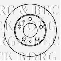Тормозной диск BORG & BECK BBD5112