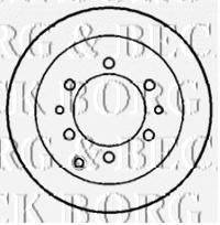 Тормозной диск BORG & BECK BBD5125