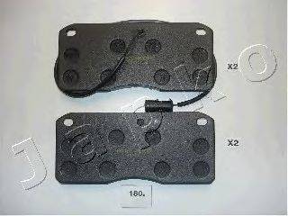 Комплект тормозных колодок, дисковый тормоз JAPKO 50180