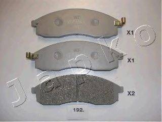 Комплект тормозных колодок, дисковый тормоз JAPKO 50192