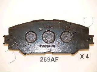 Комплект тормозных колодок, дисковый тормоз JAPANPARTS 5002269