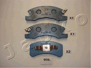 Комплект тормозных колодок, дисковый тормоз JAPKO 50609